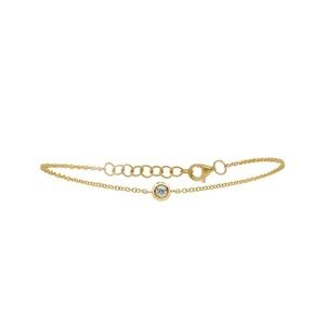Shy Creation Diamond and 14KT gold bracelet